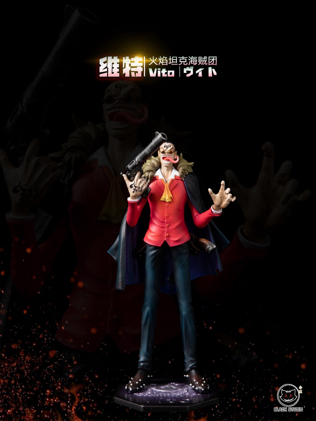 One Piece Black Studio Vito x Gotti Resin Statue