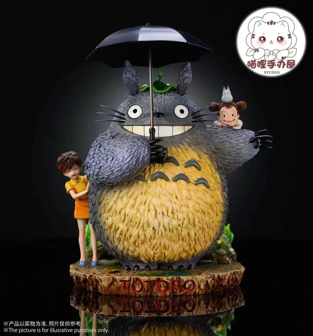 My Neighbor Totoro MiaoLi Studio Umbrella Totoro Resin Statue
