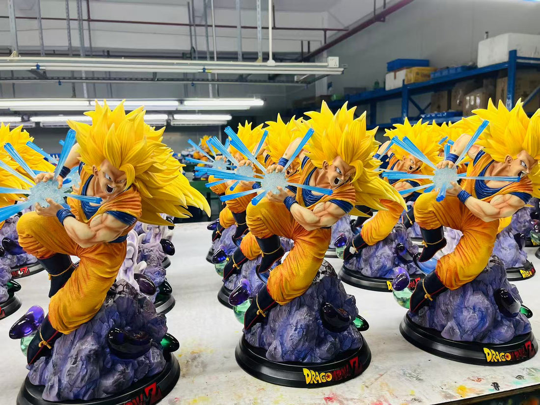 Dragon Ball BH Studio Goku SSJ3 Kamehameha Resin Statue