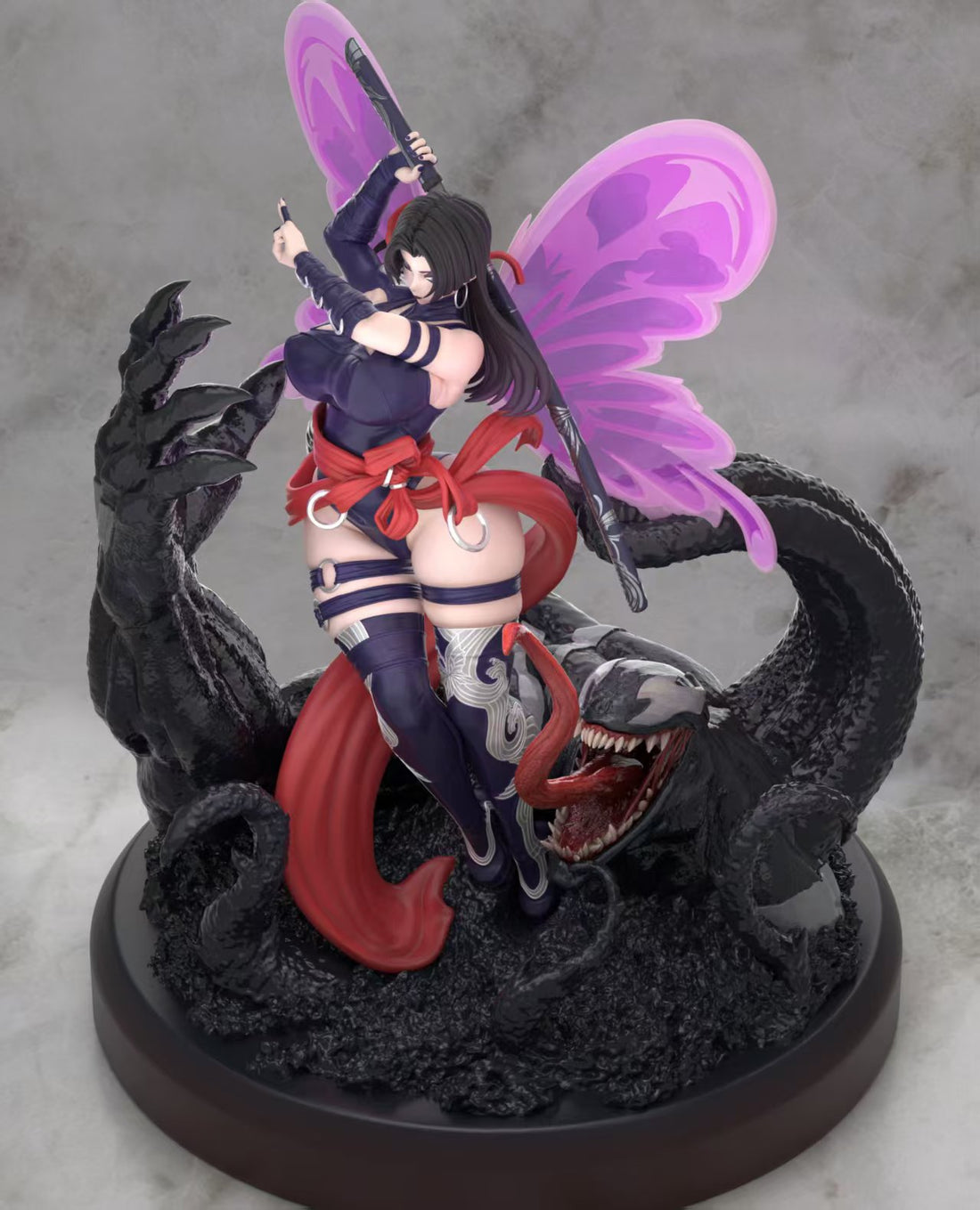 Marvel Xing Zhe Studio Psylocke x Venom Resin Statue