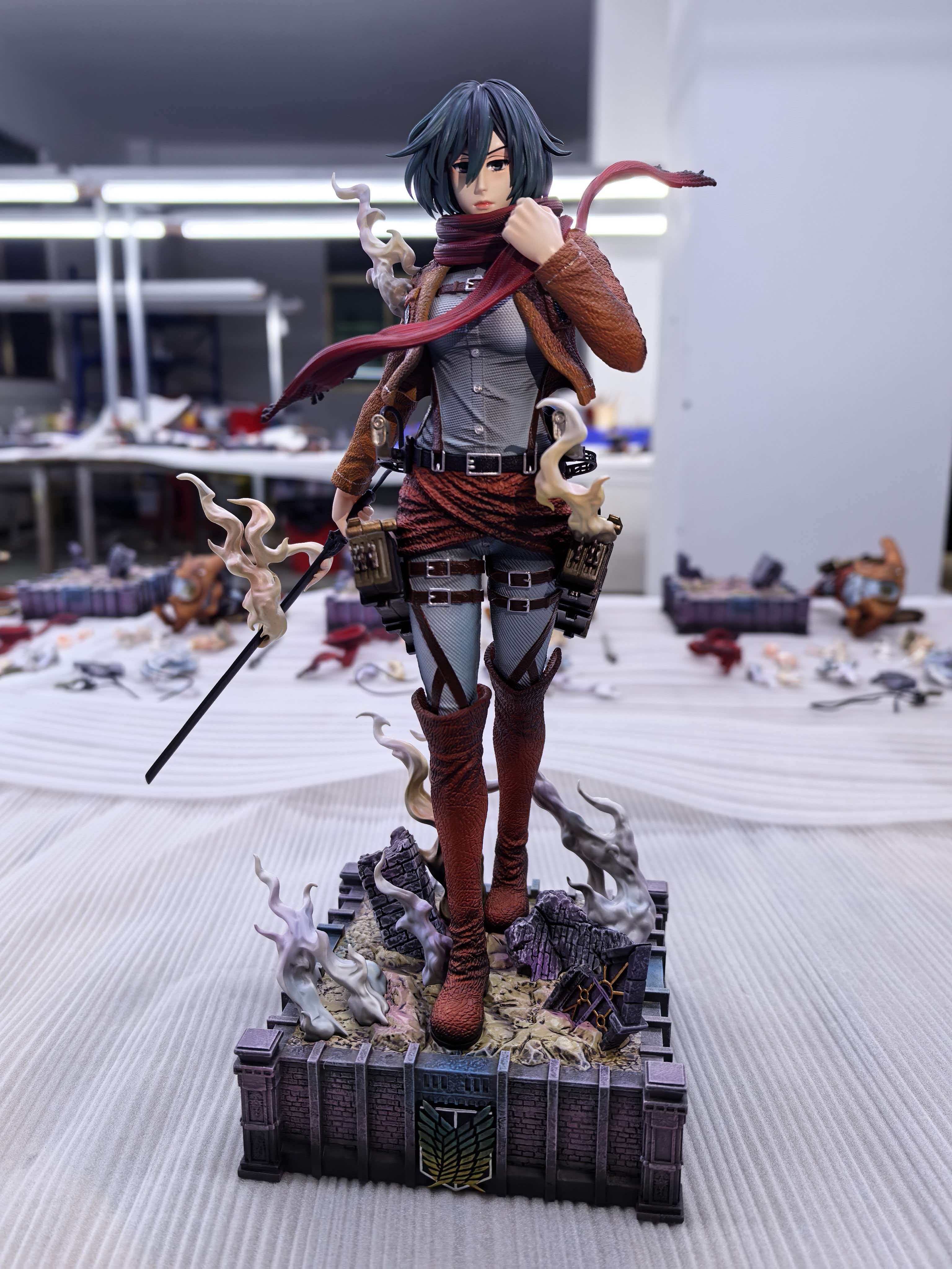 Attack on Titan MWZB Studio Mikasa Ackerman – ClubHouse Statues