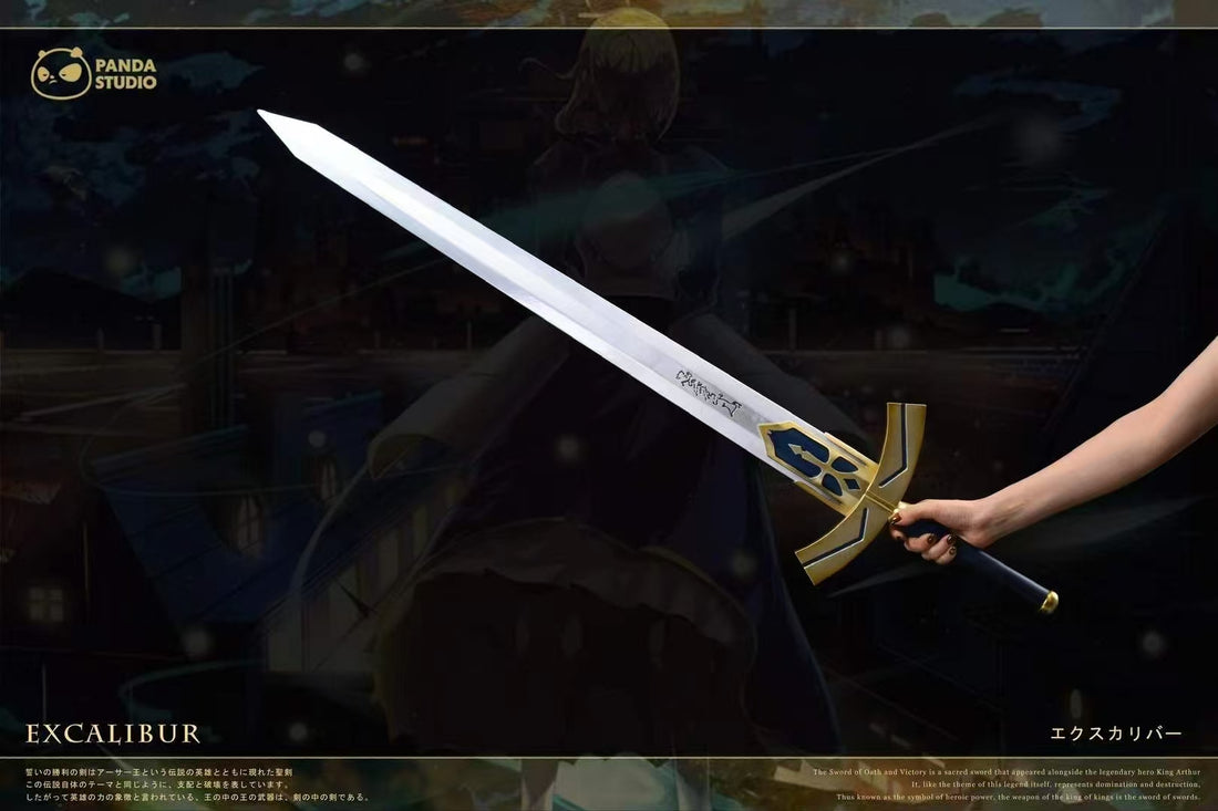 Fate Stay Night Panda Studio Fate Excalibur x Enuma Elish Resin Statue