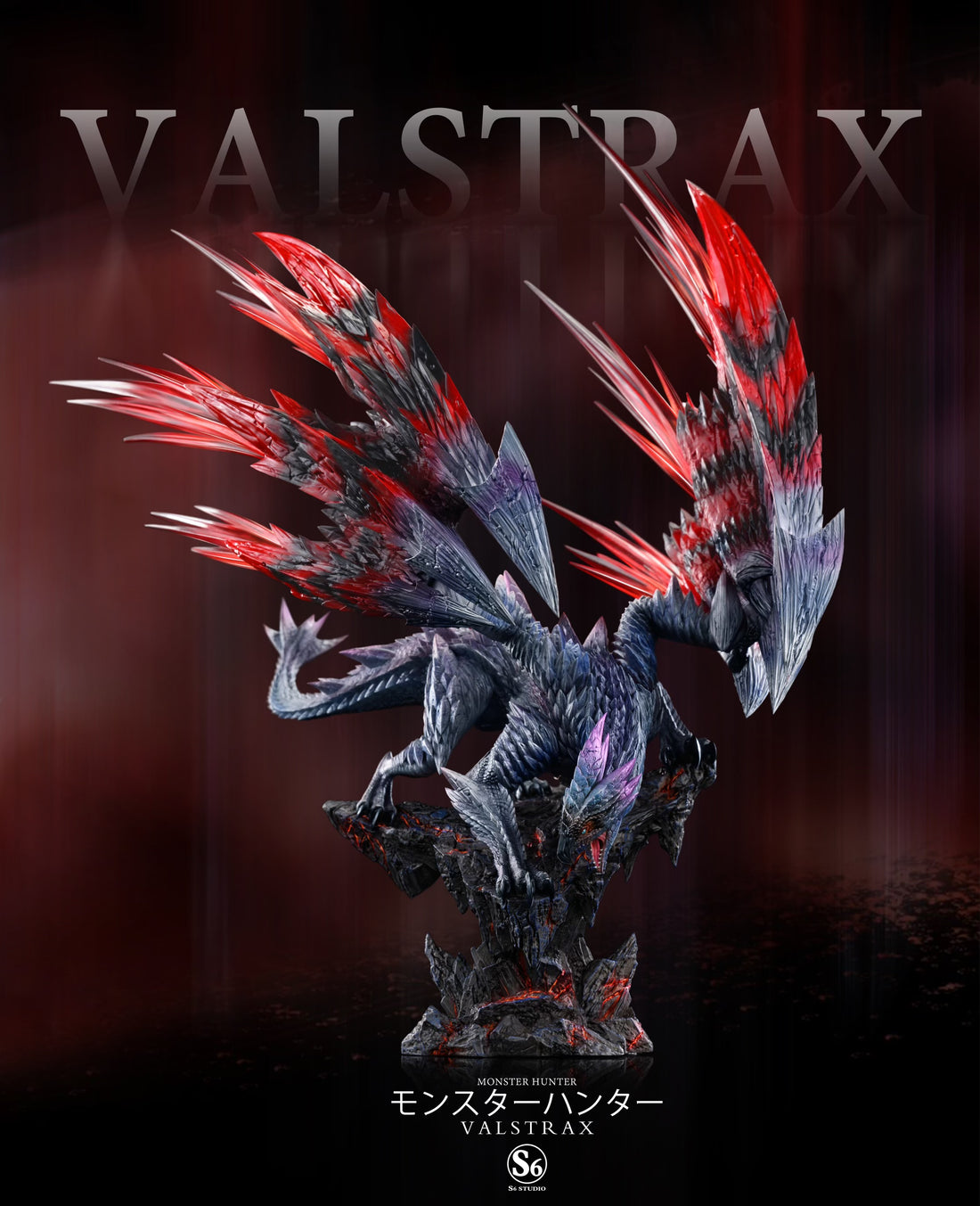 Monster Hunter S6 Studio Valstrax Resin Statue