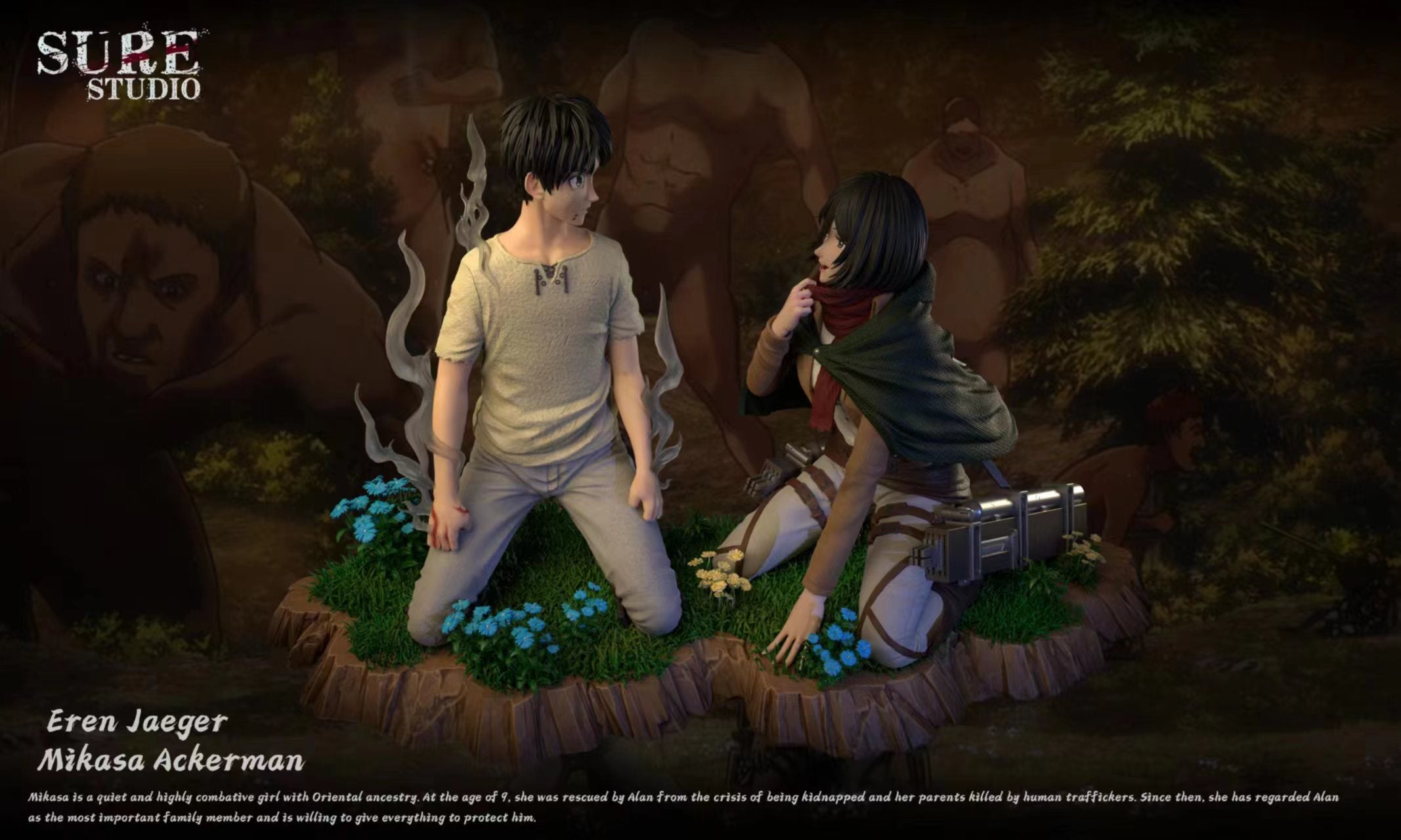 ATTACK ON TITAN FIGURE ICHIBAN KUJI - IN SEARCH OF FREEDOM - PRIZE A ATTACK ON TITAN FIGURE ICHIBAN KUJI - IN SEARCH OF FREEDOM - PRIZE A