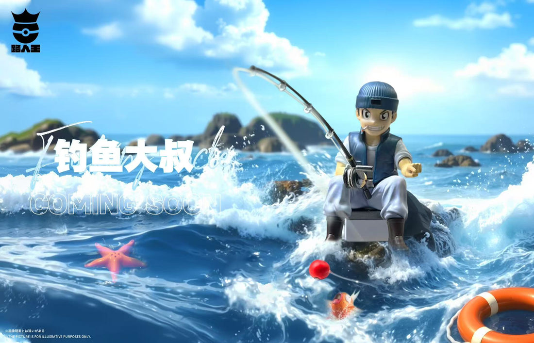 Pokemon Lu Ren Wang Studio Comics Fisher Resin Statue