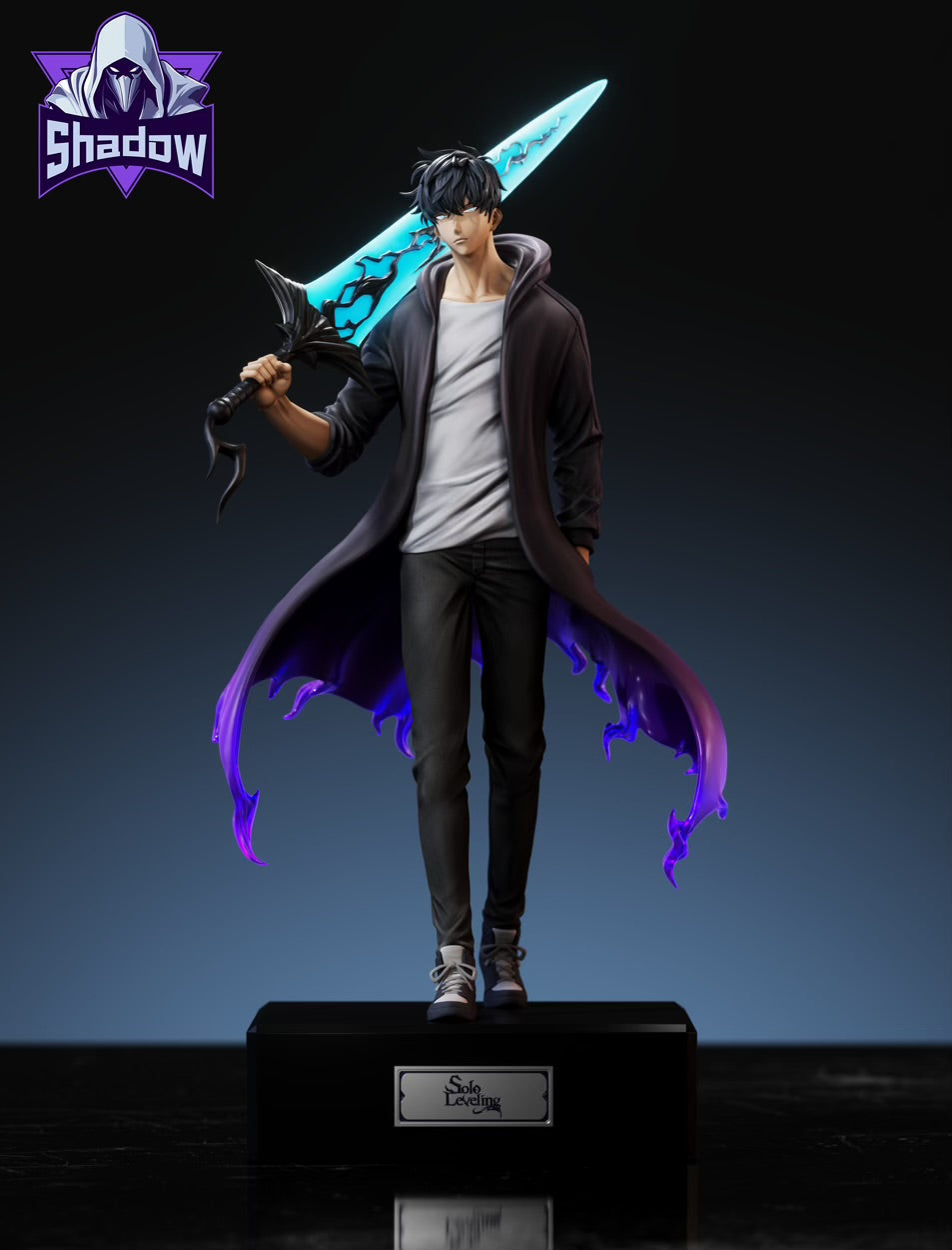Solo Leveling Shadow Studio Sung Jin Woo Resin Statue