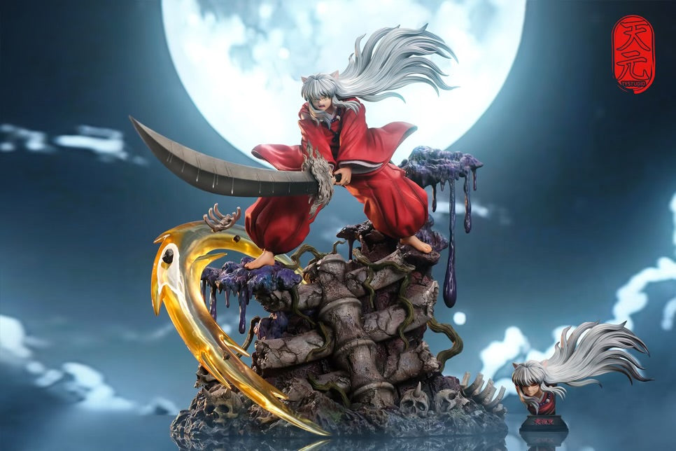 InuYasha TY Studio InuYasha Angry Resin Statue