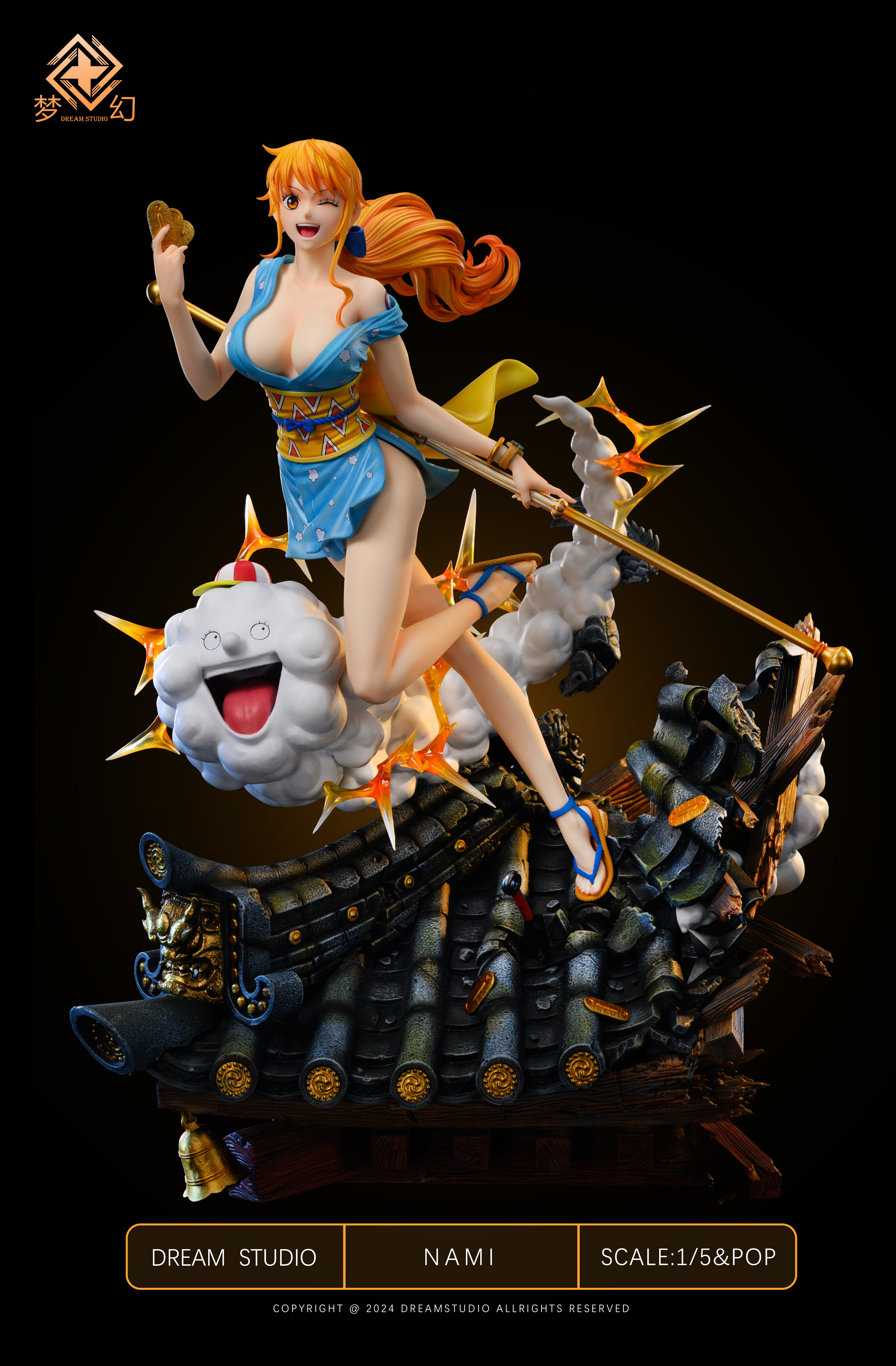 Nami 0128 専用 One Piece Dream Studio Nami Wano – ClubHouse Statues