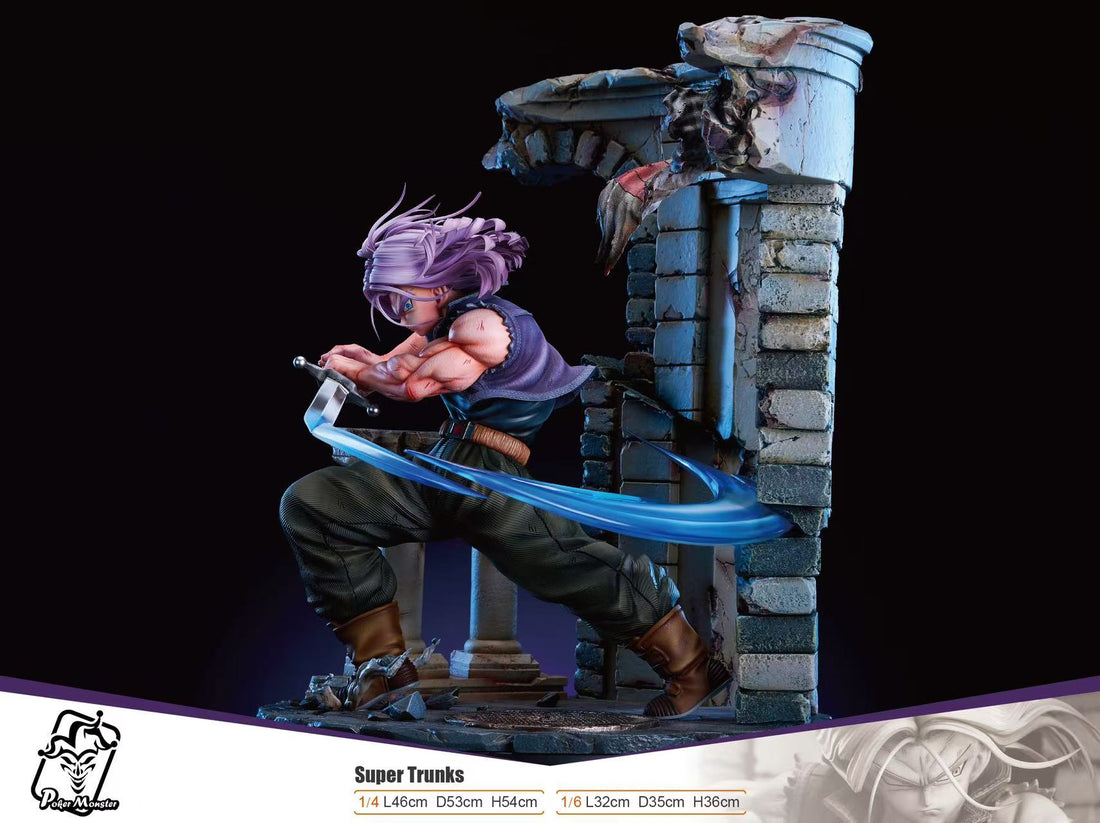Dragon Ball Poker Monster Studio Trunks Resin Statue