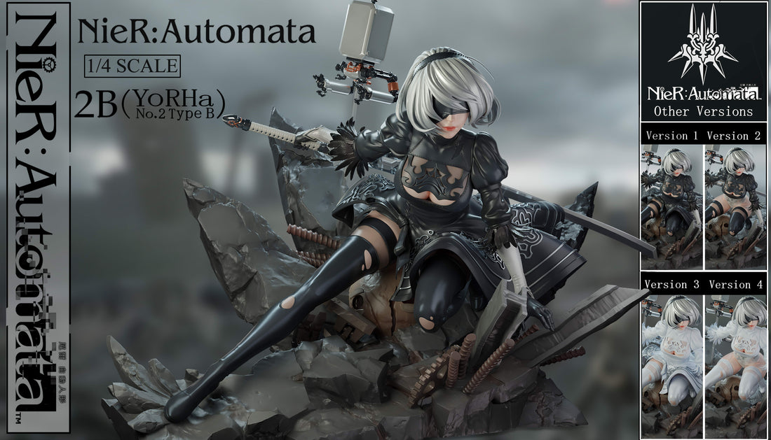 NieR Automata Crow Studio 2B Resin Statue