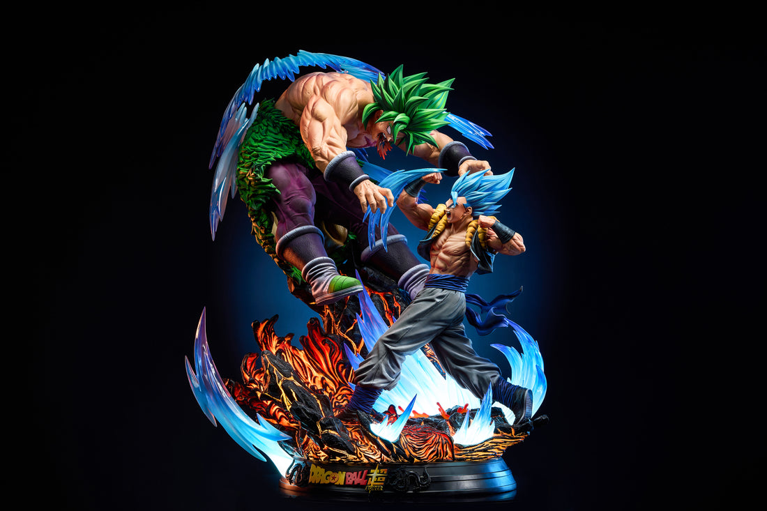 Dragon Ball KD Collectibles Super Saiyan Blue Gogeta VS Broly Resin Statue