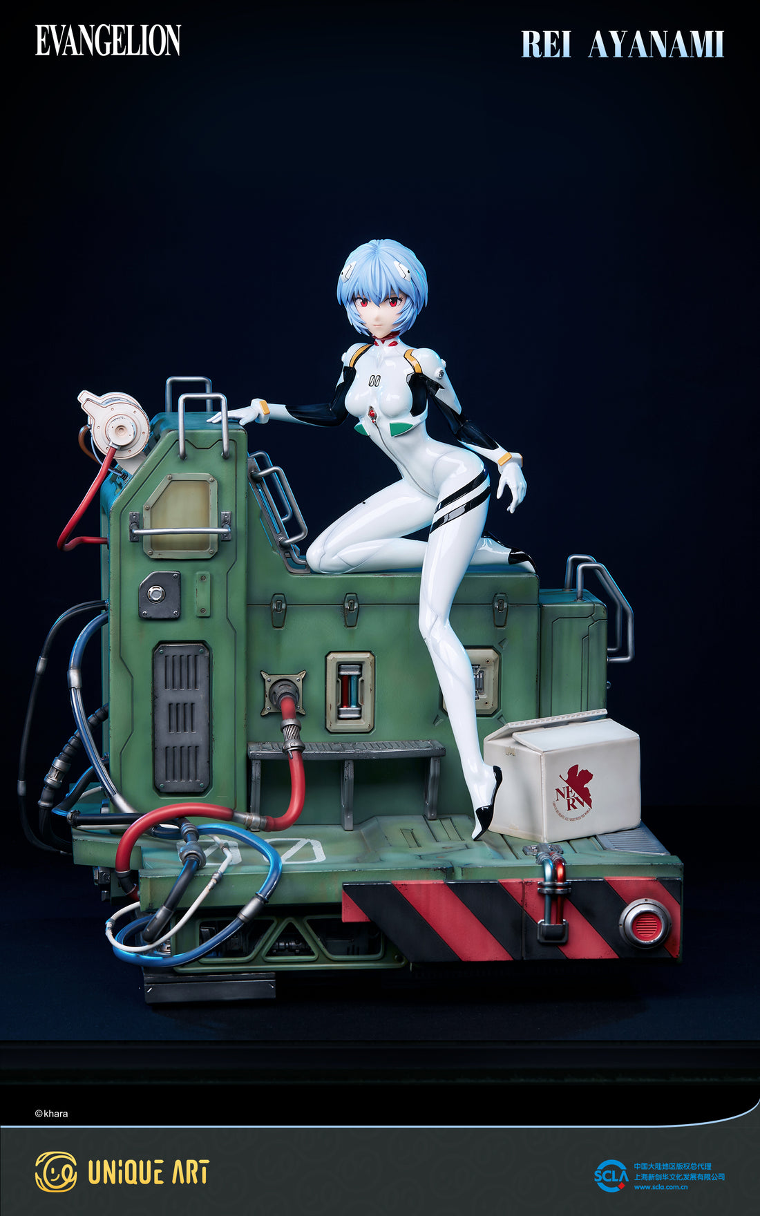 Neon Genesis Evangelion Unique Art Studio Rei Ayanami Licensed Resin Statue