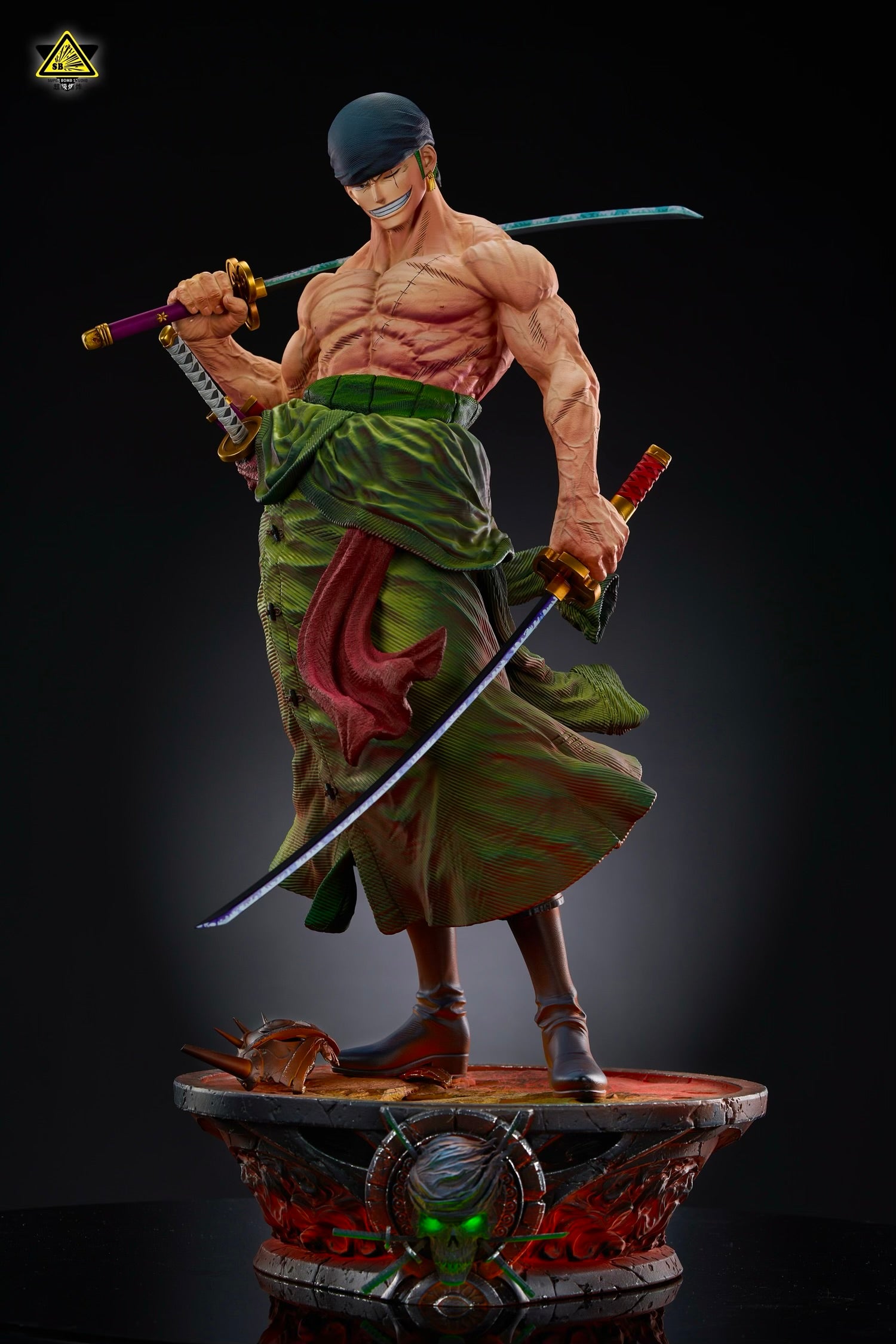 BOMB SET ONEPIECE ネット完売サイズ One Piece Super Bomb Studio Roronoa Zoro Resin Statue – ClubHouse