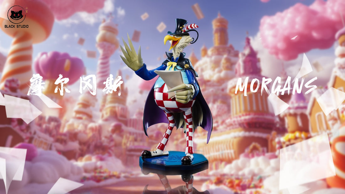 One Piece Black Studio Morgans Resin Statue