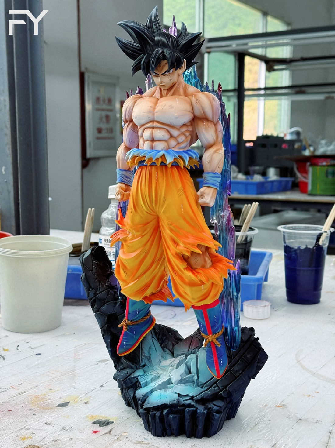 Dragon Ball FY Studio Ultra Instinct Goku Resin Statue