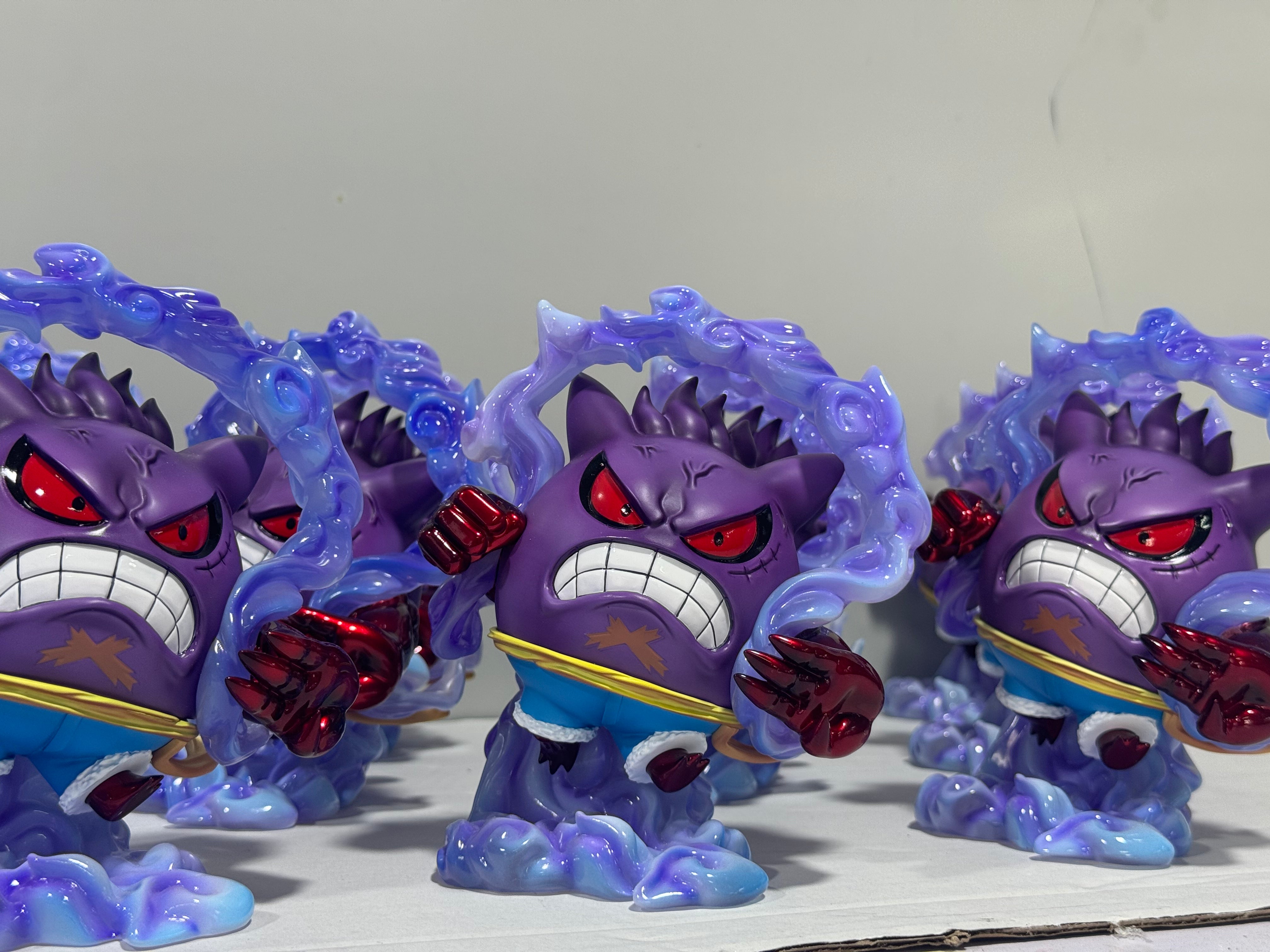 Pokemon NIUZI Studio Gengar Cosplay G4 Luffy Gear 4 Resin Statue