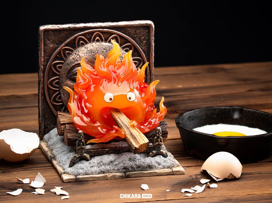Howls Moving Castle Chikara Studio Calcifer Resin Statue