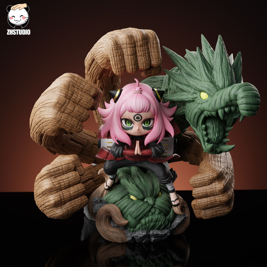 Spy x Family ZH Studio Anya Forger Cosplay Hashirama Senju Resin Statue