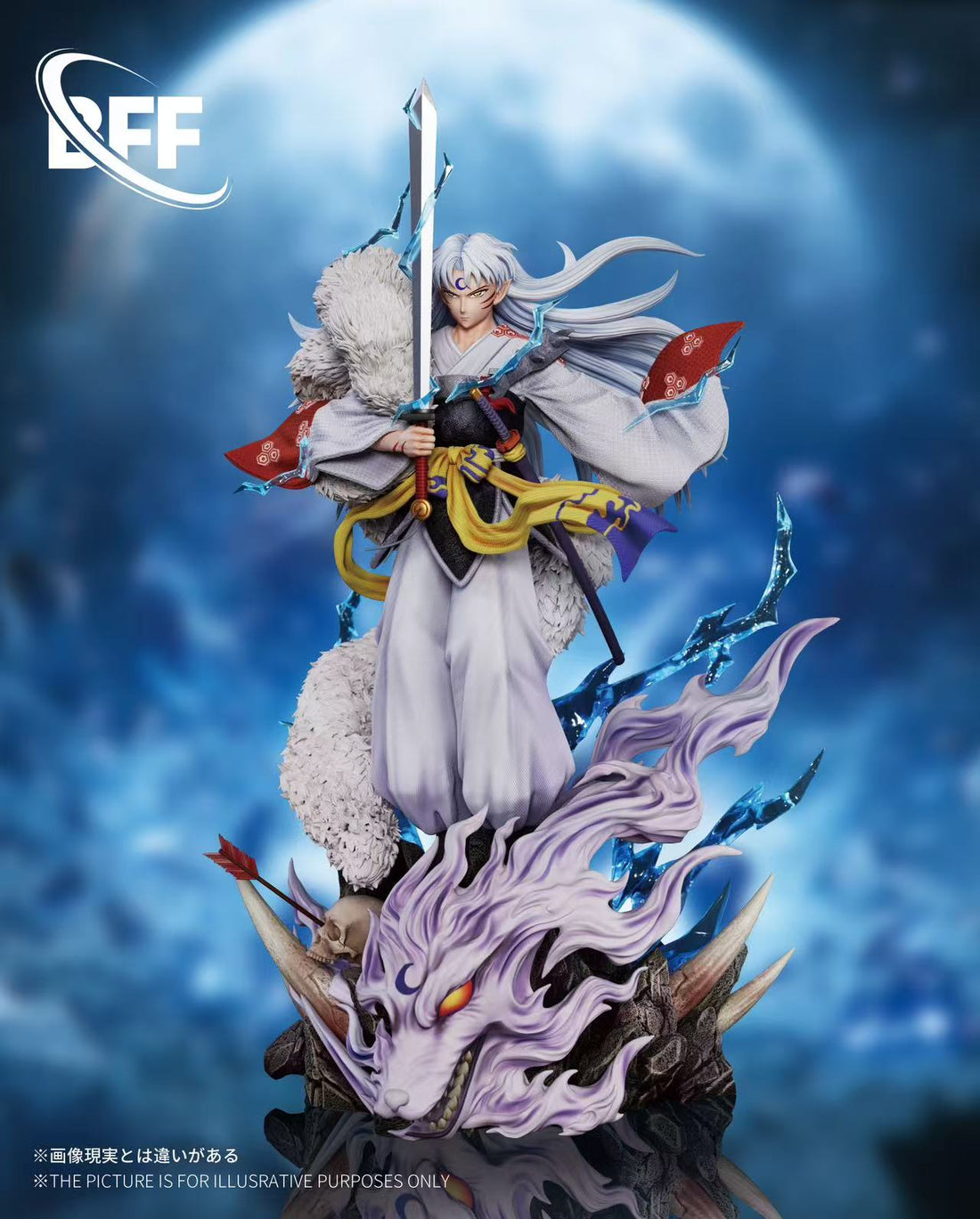 Inuyasha BFF Studio Sesshomaru Resin Statue