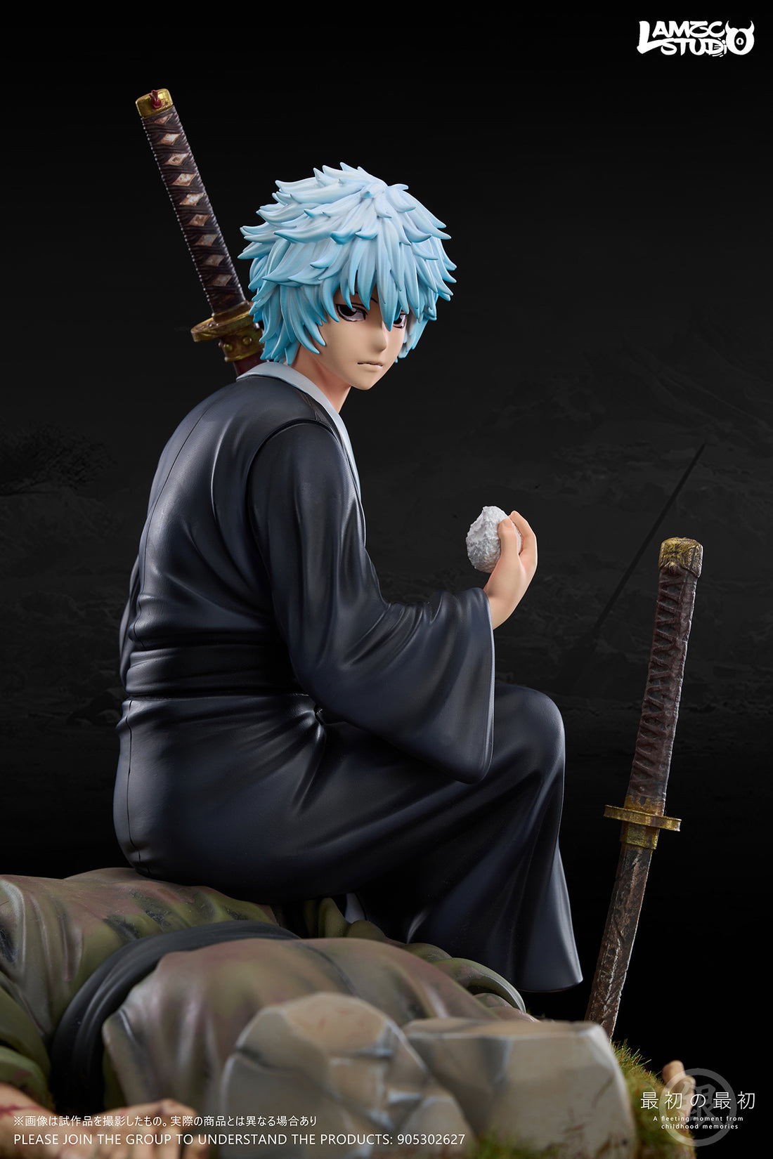 Gintama Lamzc Studio Kid Sakata Gintoki Resin Statue