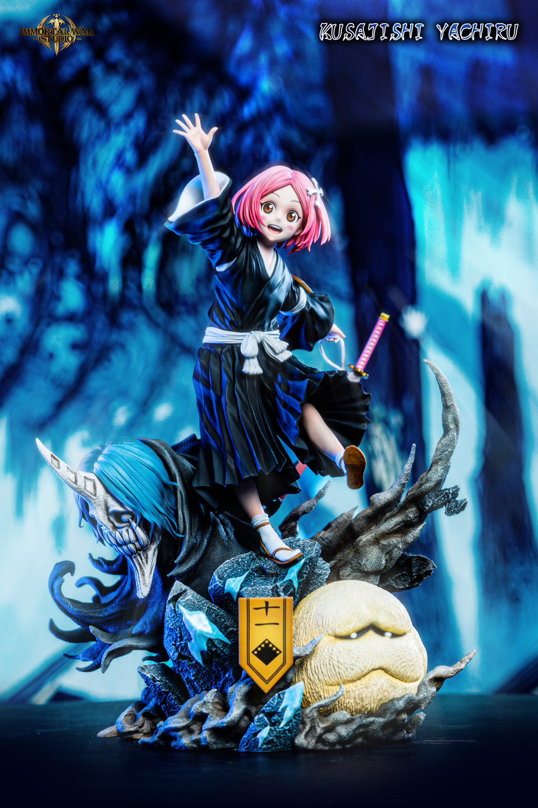 Bleach IW x Niren Studio Kusajishi Yachiru Resin Statue