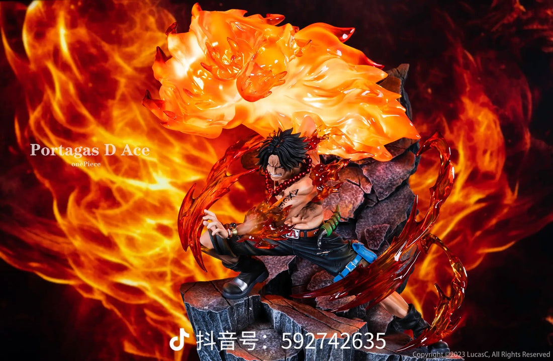 One Piece TH Studio Ace Fist Resin Statue