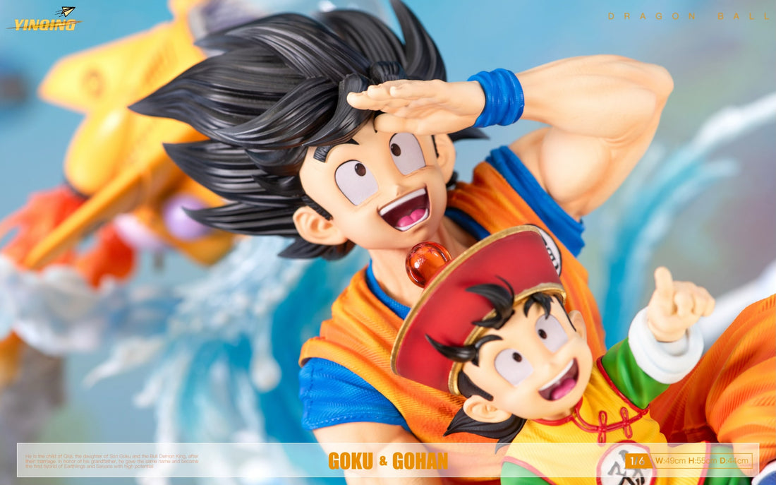 Dragon Ball YinQing Studio Goku x Gohan Resin Statue