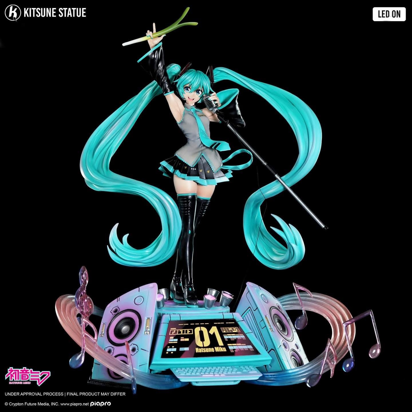 Hatsune Miku Virtual Singer Kitsune Studio Licensed Miku Resin