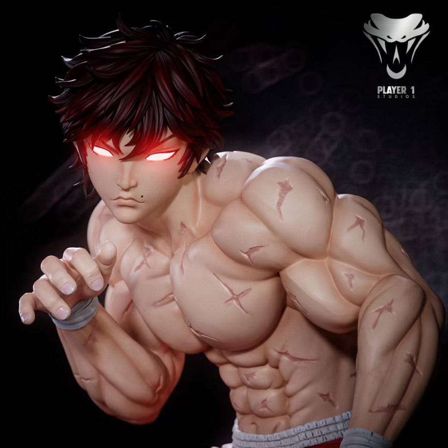 Baki The Grappler Player 1 Studio Hanma Baki Resin Statue