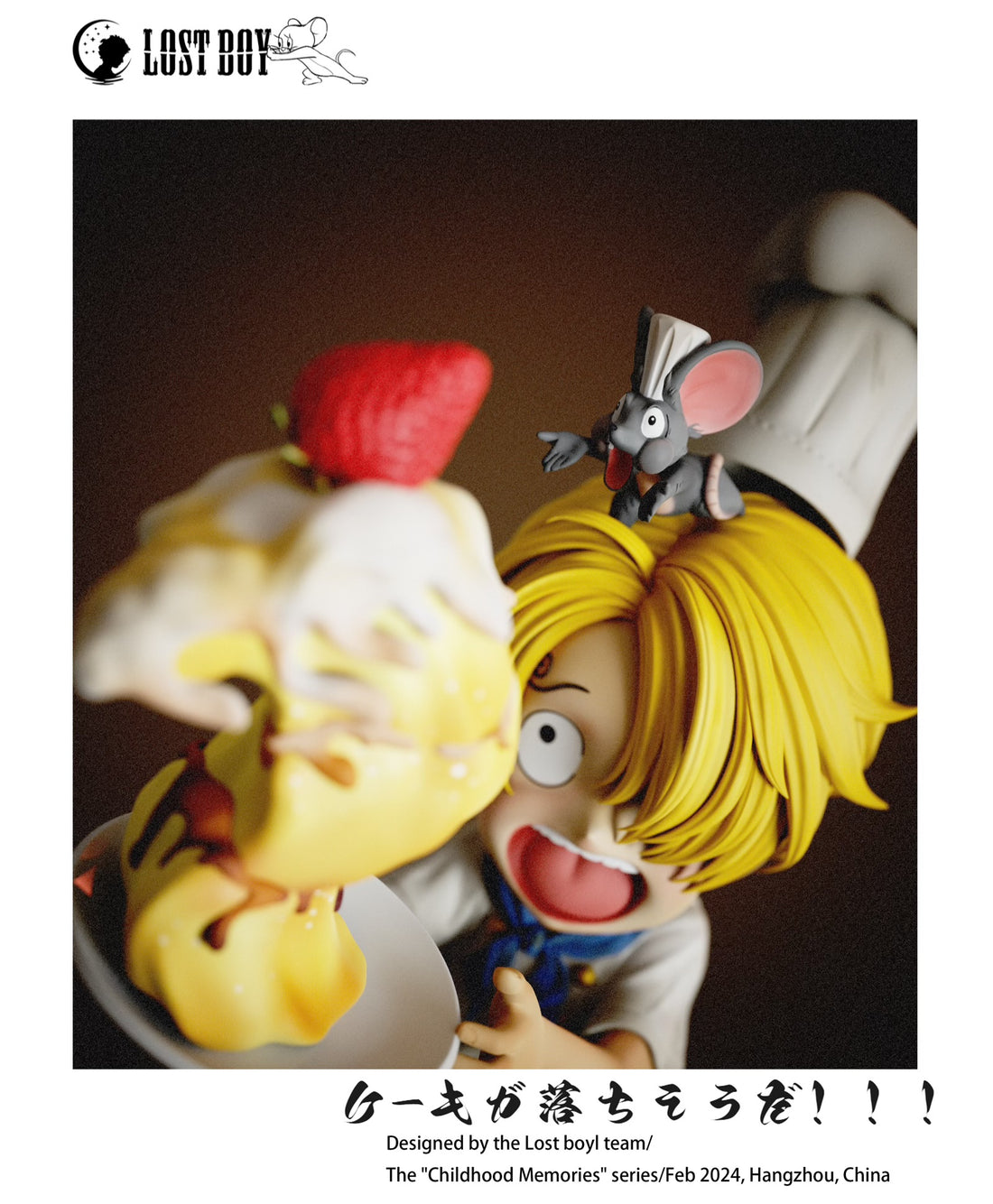 One Piece Lost Boy Studio Sanji Childhood Resin Statue