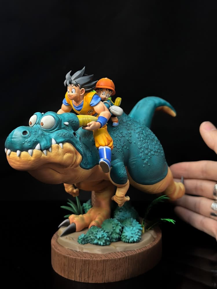 Dragon Ball Piccolo Studio Goku x Gohan Riding Dragon Resin Statue