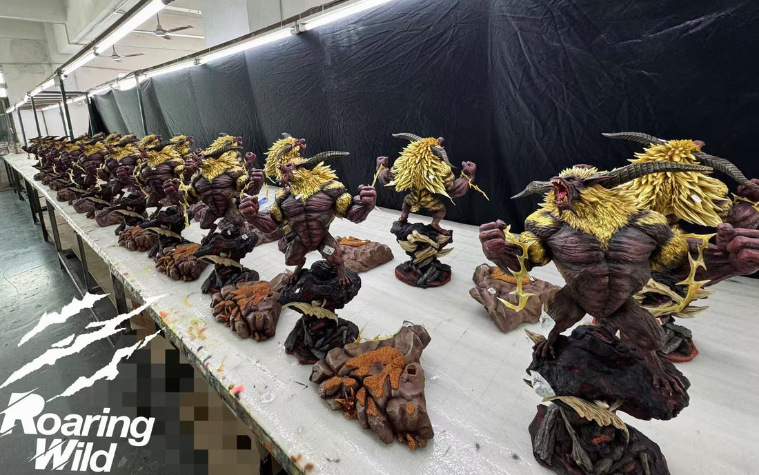 Monster Hunter Roaring Wild Studio Furious Rajang Resin Statue