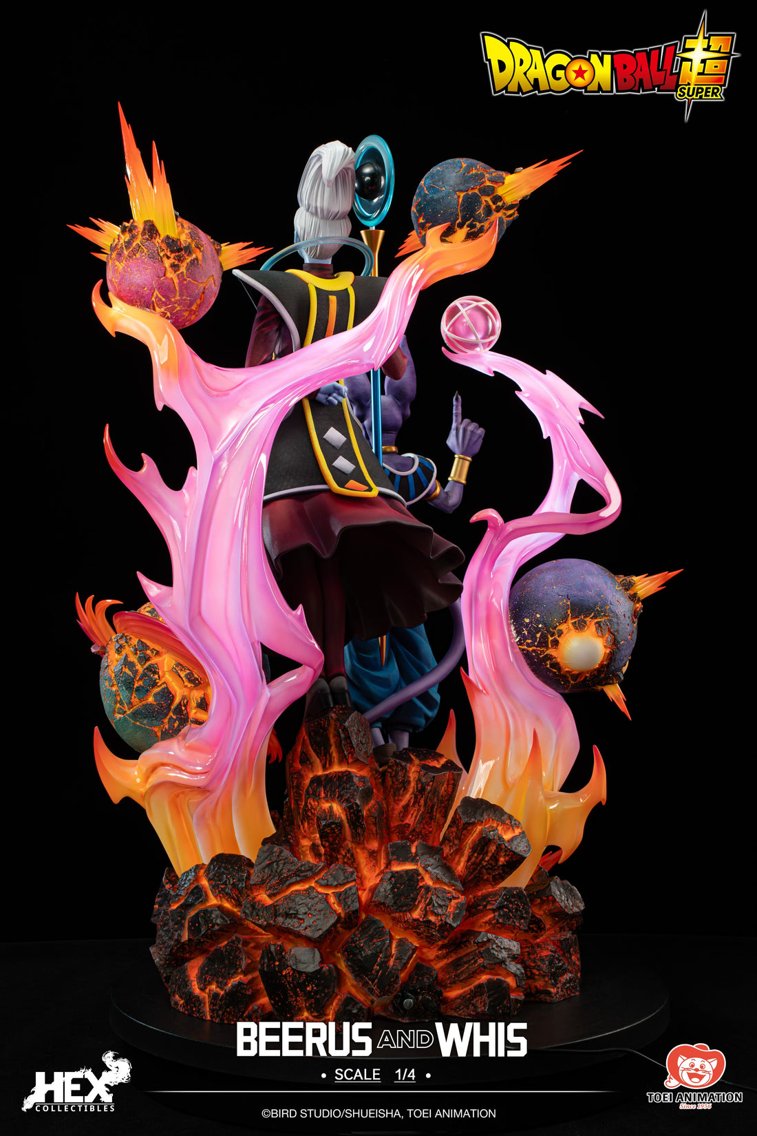 Dragon Ball HEX Collectibles x Pickstar Studio Beerus x Whis Licensed Resin Statue