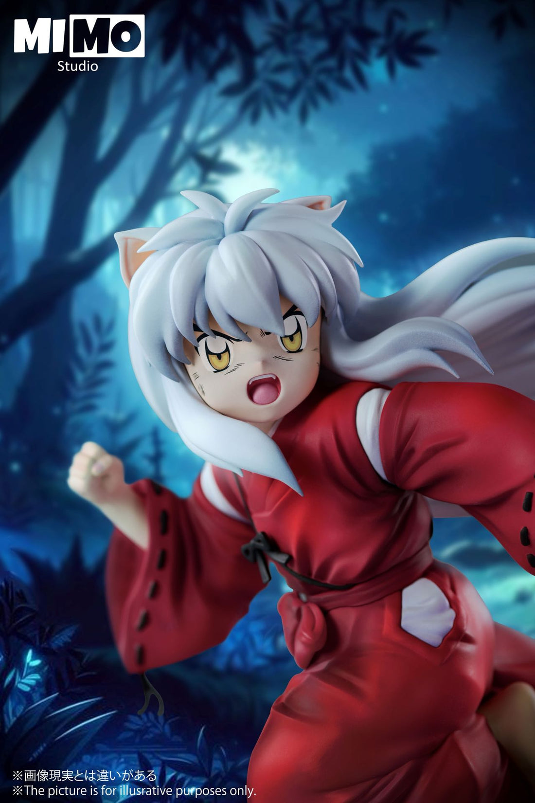 InuYasha Mimo Studio Kid Running Inuyasha Resin Statue