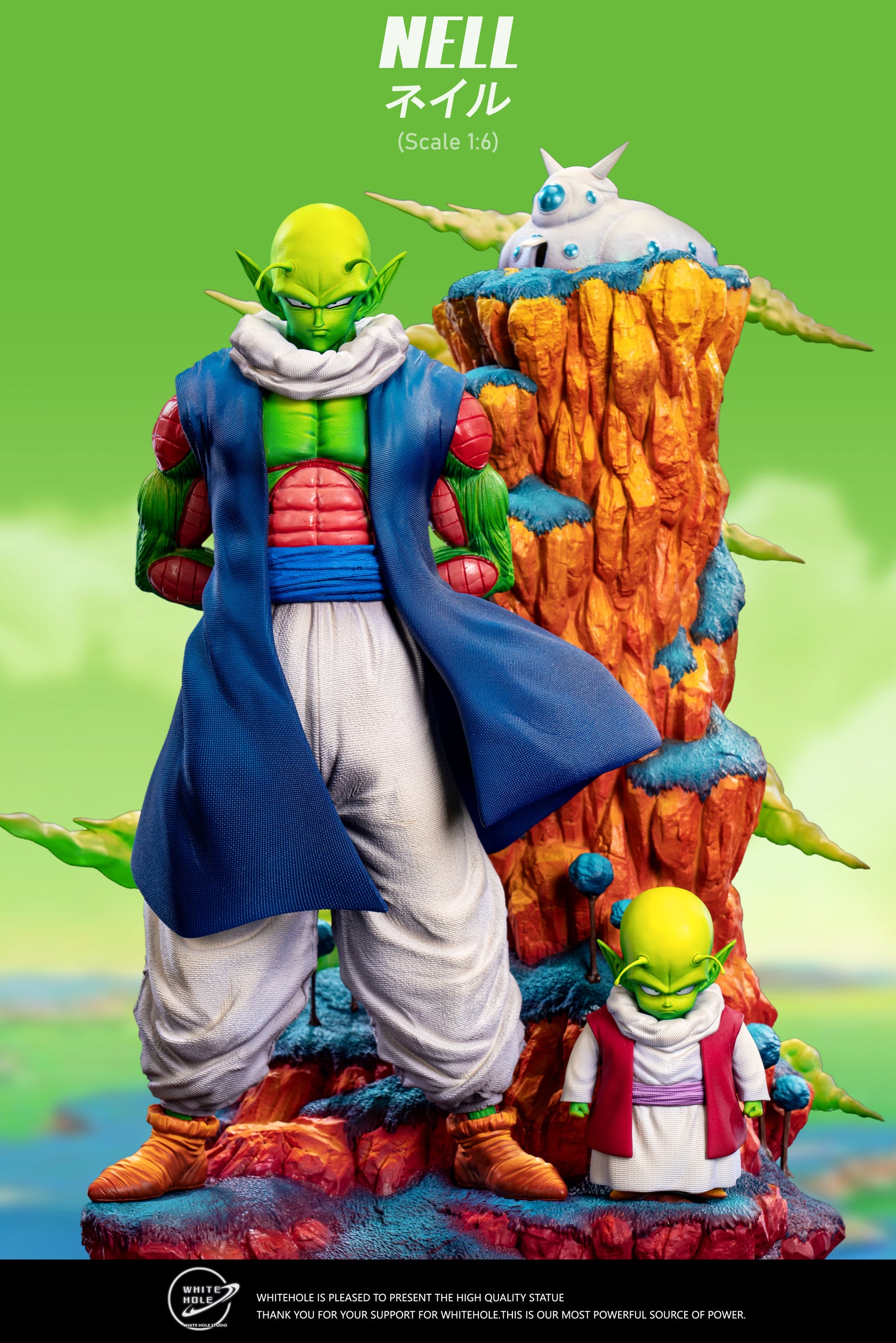 Dragon Ball White Hole Studio Nail x Dende Resin Statue [CHINA STOCK]