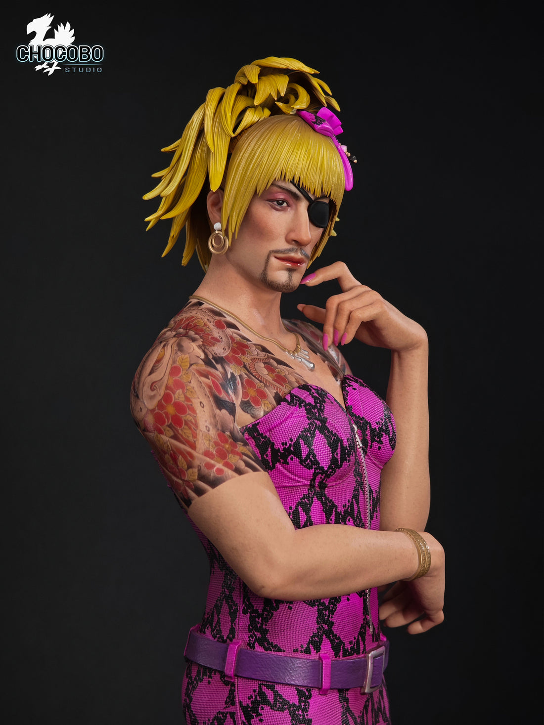 Yakuza Chocobo Studio Goro Majima Resin Statue