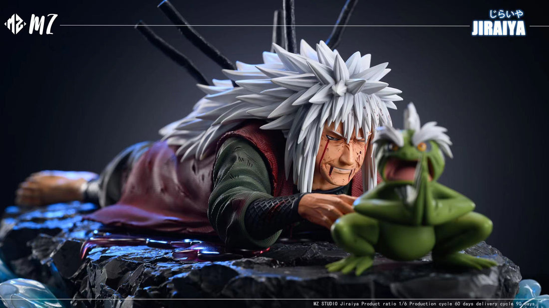 Naruto MZ Studio Death of Jiraiya Resin Statue