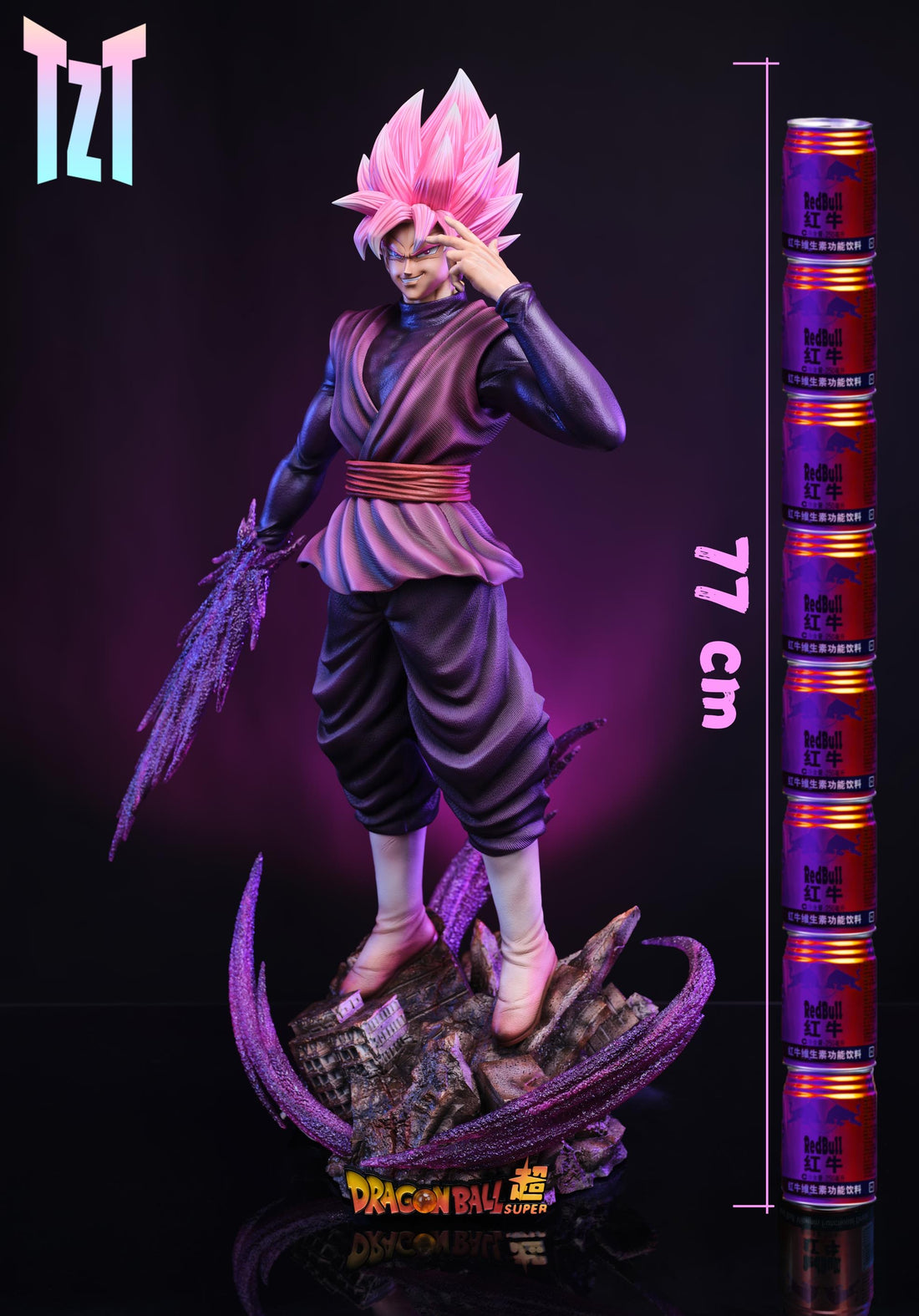 Dragon Ball TZT Studio Super Saiyan Rose Black Goku Resin Statue