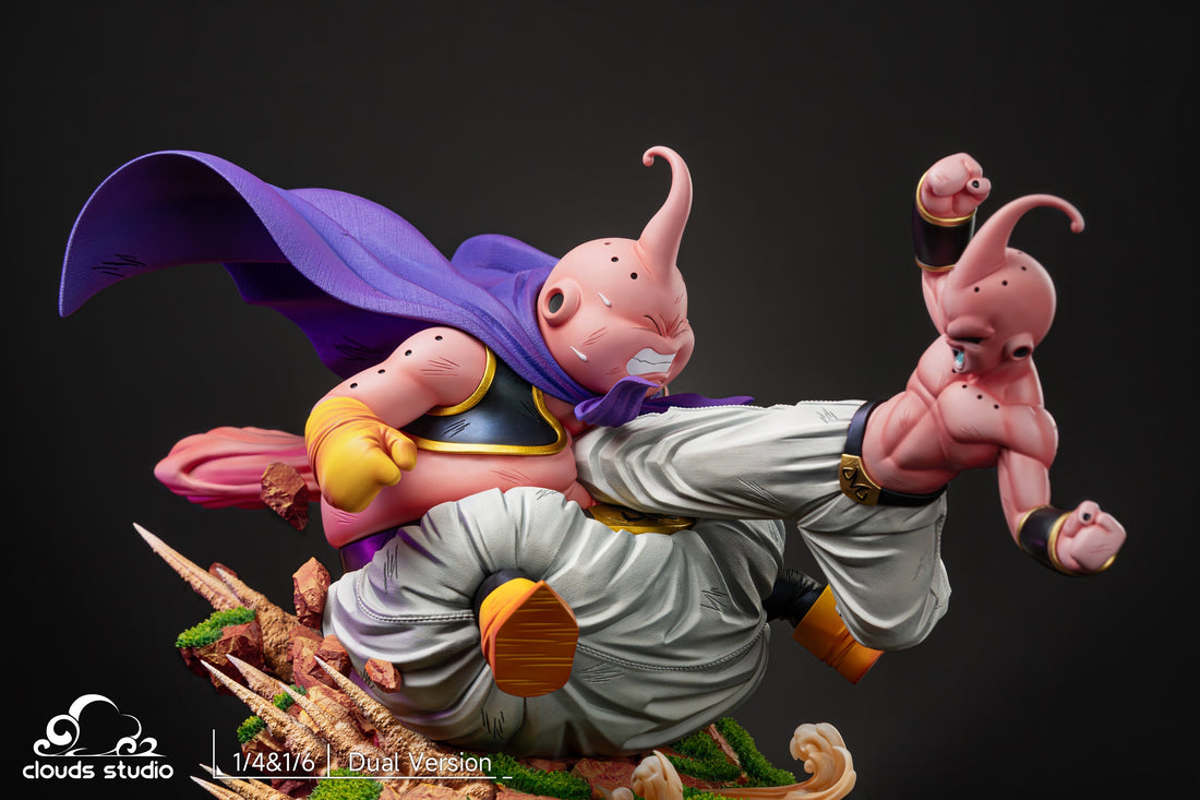Dragon Ball Clouds Studio Fat Buu VS Kid Buu Battle Resin Statue