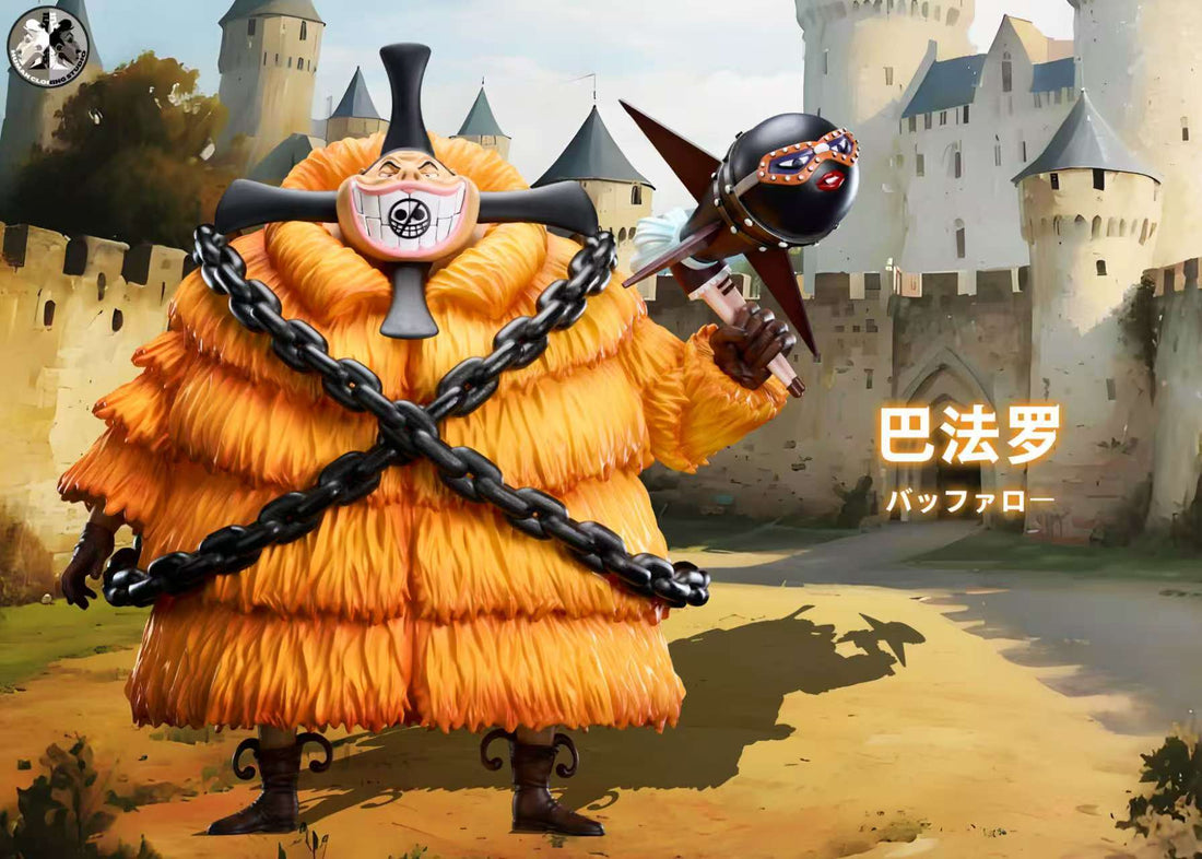 One Piece Clone Studio Buffalo x Baby 5 x Senor Resin Statue