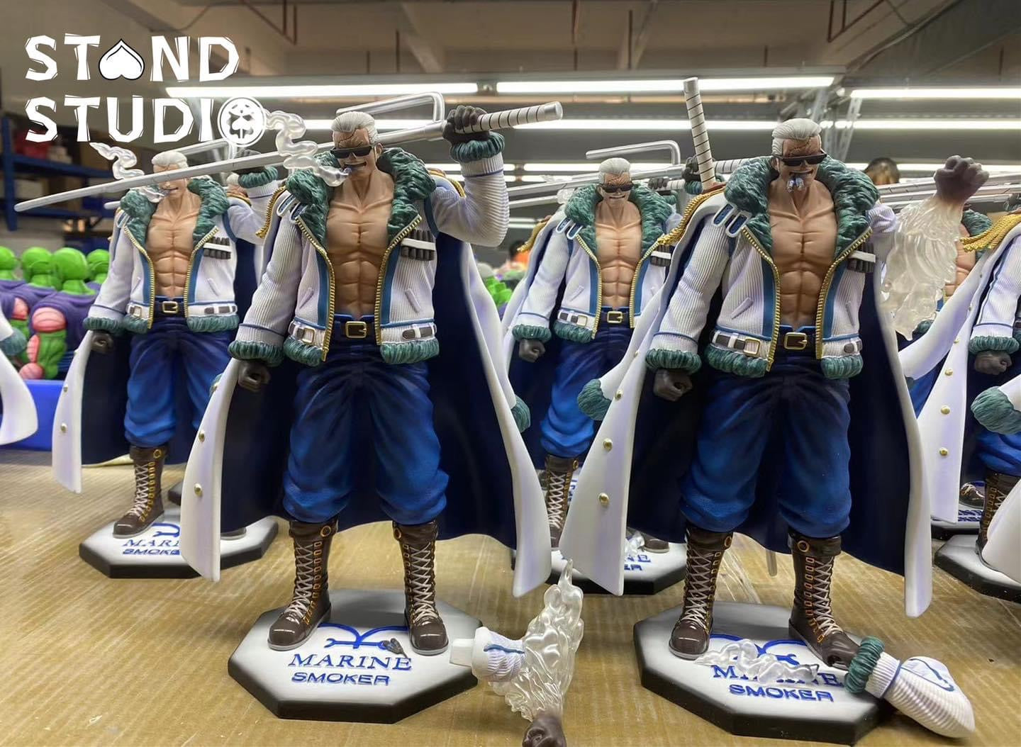 One Piece Stand Studio General Smoker Resin Statue China Stock