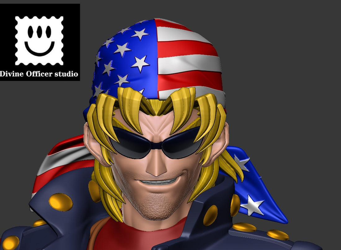 Yu-Gi-Oh! Divine Officer Studio Bandit Keith Resin Statue