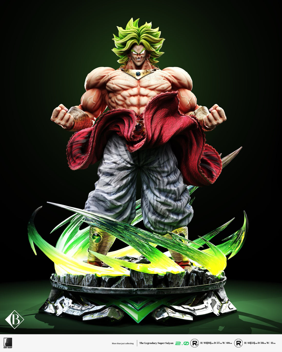 Dragon Ball Last Sleep Studio Broly V2 Resin Statue