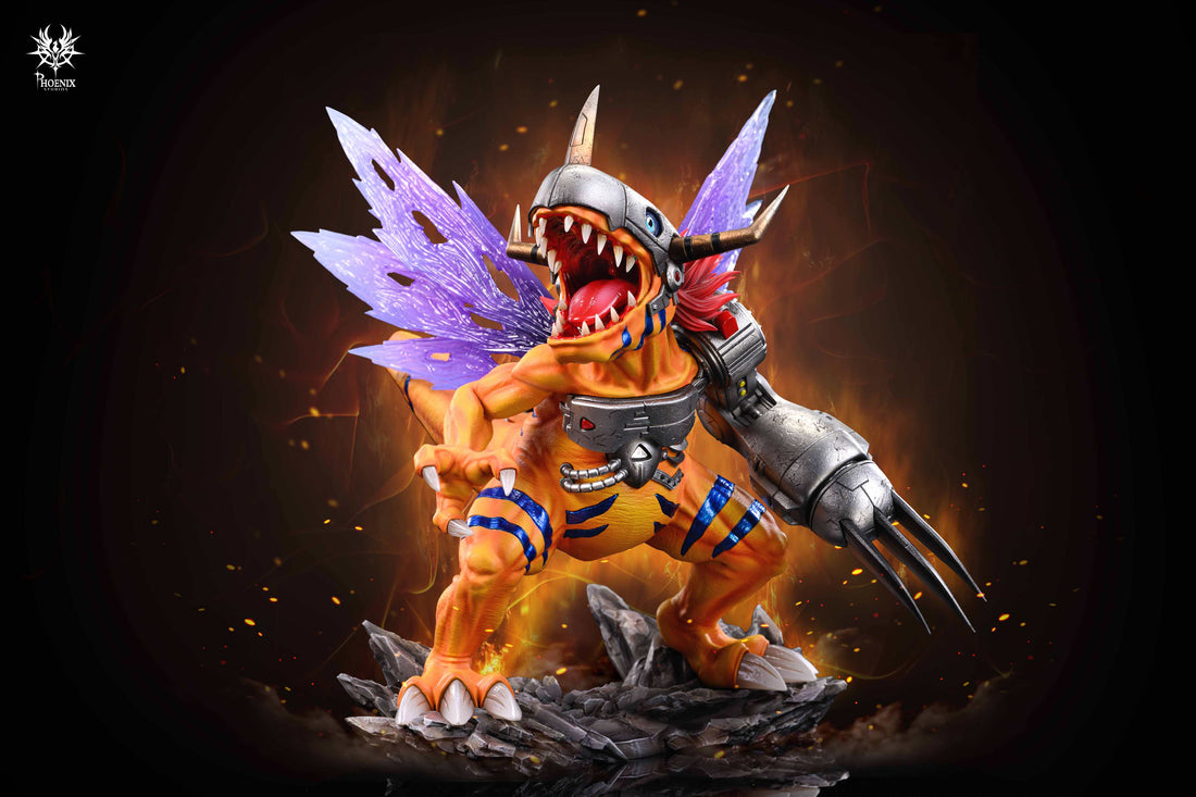 Digimon Phoenix Studio MetalGreymon Resin Statue