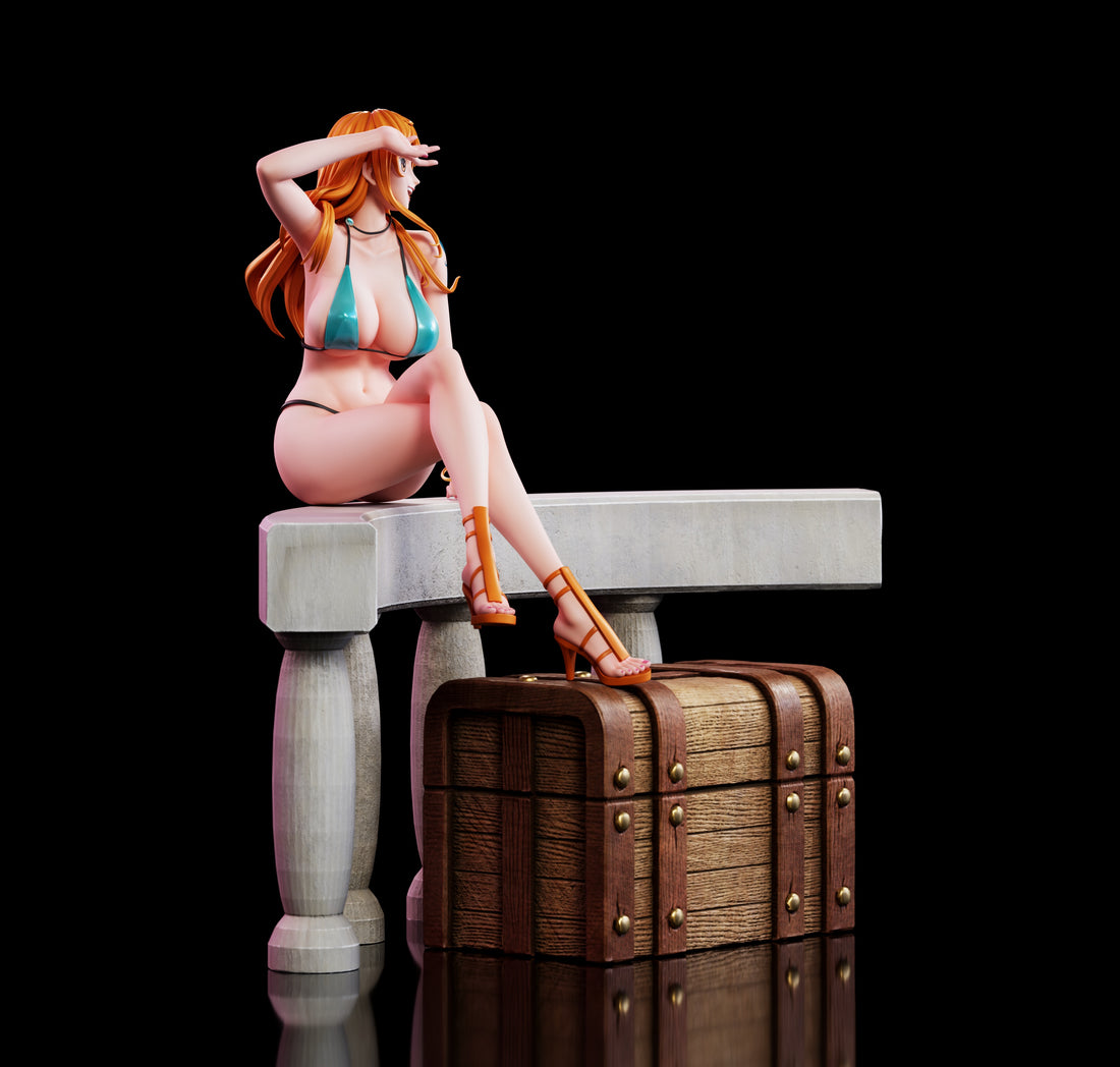 One Piece Aetheria Studio Nami Resin Statue