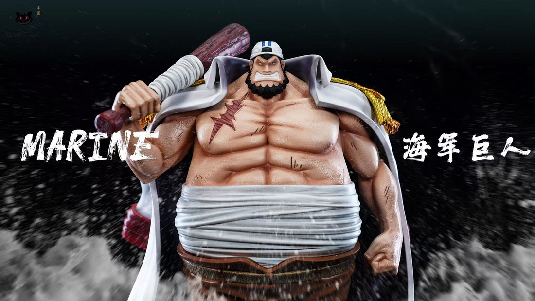 One Piece Black Studio Marine Giant Vice Admiral Resin Statue