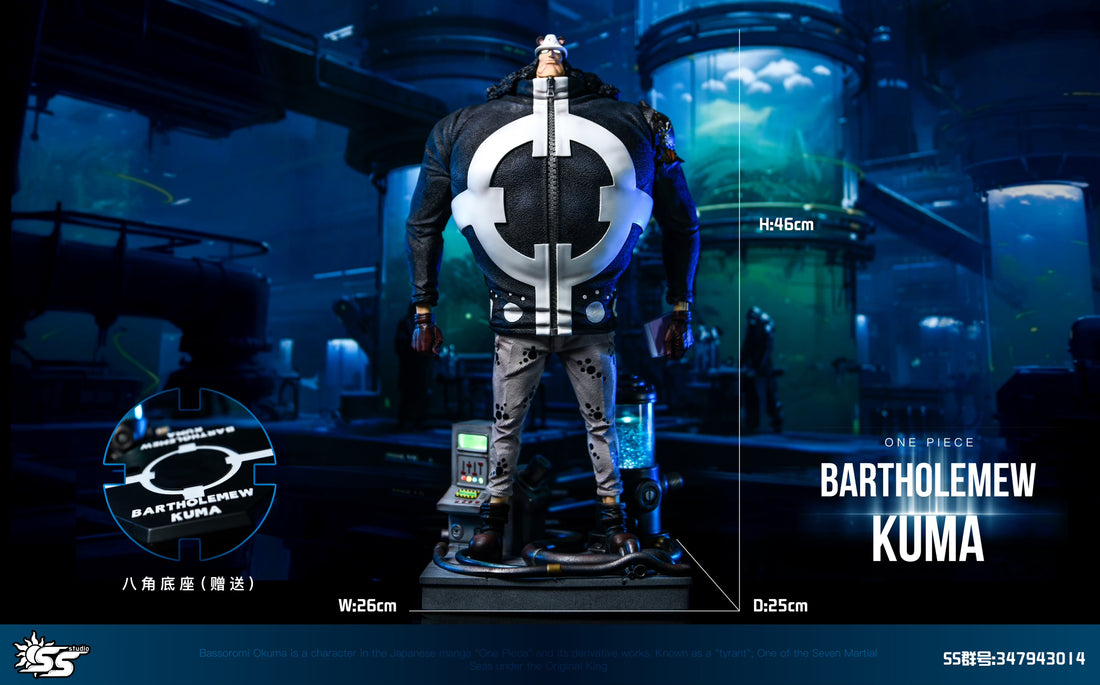 One Piece SS Studio Shichibukai Bartholomew Kuma Resin Statue