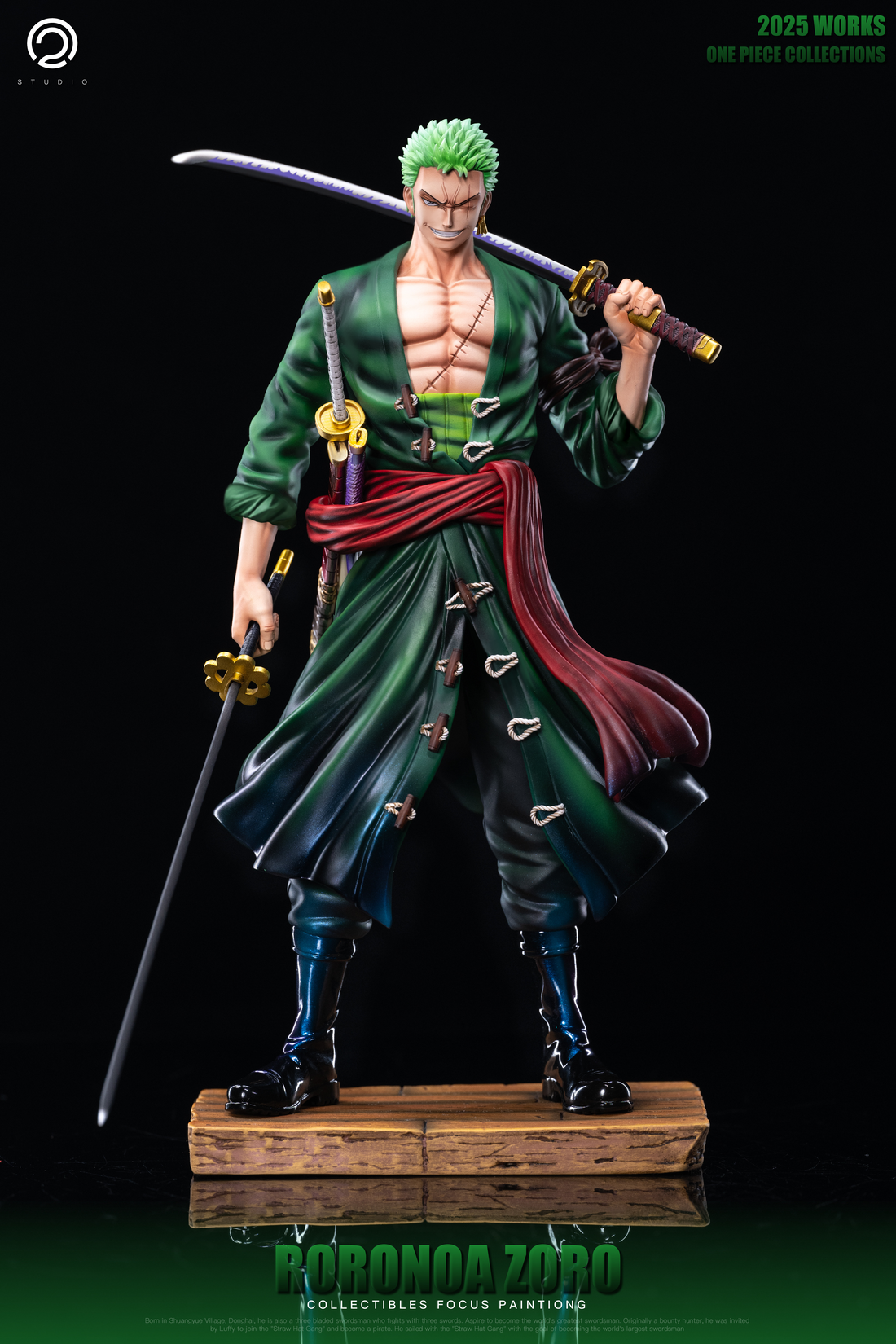 One Piece C2 Studio Roronoa Zoro Resin Statue