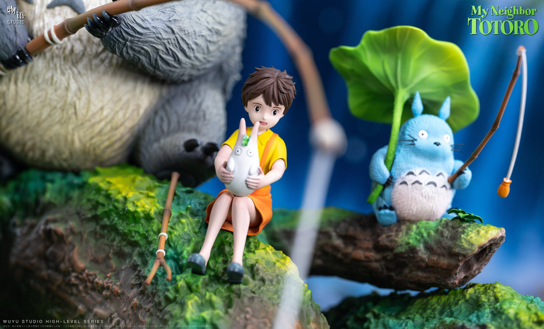 My Neighbor Totoro WuYu Studio Totoro Fishing Resin Statue