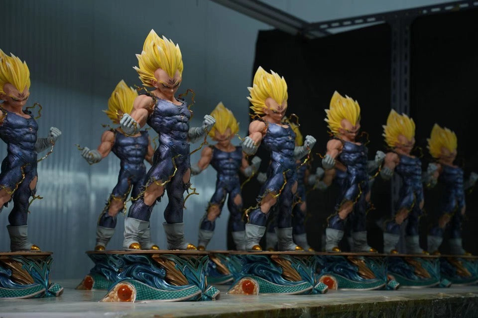Dragon Ball Last Sleep Studio Majin Vegeta Real Style Resin Statue